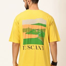 Thomas Scott Graphic Printed Bio Finish Pure Cotton Oversized T-shirt-picture-2
