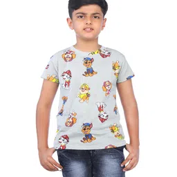 BAESD Boys Paw Printed T-shirt-picture-13
