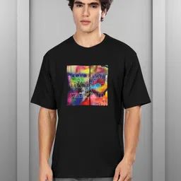 BULLMER Men Coldplay Printed Relaxed Fit Casual T-shirt-picture-10