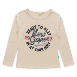 JusCubs Girls Typography Printed Cotton T-shirt-picture-49