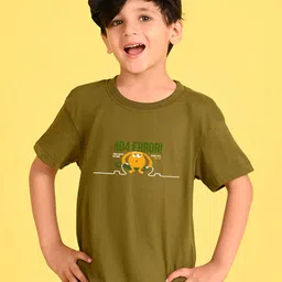 NUSYL Boys Graphic Printed Round Neck Oversized T-shirt-picture-29