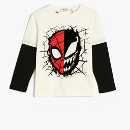Koton Boys Graphic Printed Pure Cotton T-shirt image 1