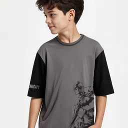 The Souled Store Boys Batman Printed T-shirt-image-53