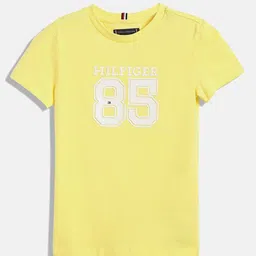 Tommy Hilfiger Boys Typography Printed Pure Cotton T-shirt-picture-53