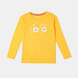 Jockey Girls Super Combed Cotton Printed Regular Fit Full Sleeve Round Neck Tshirt- AG19-picture-41