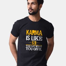 Bloopers Store Typography Printed Cotton T-shirt-picture-34