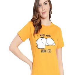 DEEPMAYRA COLLECTION Women Typography Printed T-shirt-image-93
