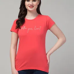 Trend Level Typography Printed Cotton T-shirt-picture-36