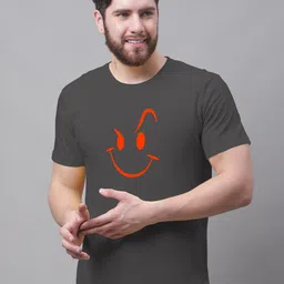 Friskers Printed Round Neck Cotton T-shirt-image-40