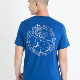 Celio Full Metal Alchemist Printed Round Neck Cotton Regular Fit T-shirt-picture-26
