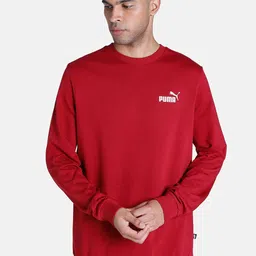 Puma Men Regular Fit Essentials Logo Cotton Sweatshirt-picture-33