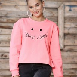 Athena Women Typography Printed Side Slit Sweatshirt-picture-40