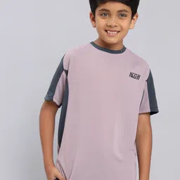 Technosport Boys Colourblocked Antimicrobial Slim Fit Sports T-shirt image 2