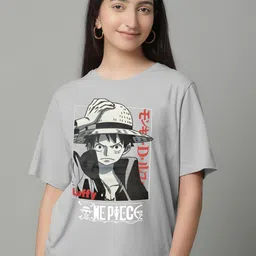 Free Authority One Piece Printed Relaxed Fit Pure Cotton T-Shirt-picture-40