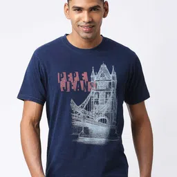 Pepe Jeans Men Printed Slim Fit Cotton T-shirt-picture-10