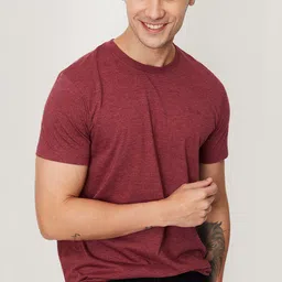 max Round Neck Short Sleeves Cotton Lounge Tshirts-picture-32