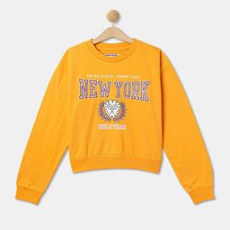 R&B Girls Typography Printed Cotton Sweatshirt-picture-22
