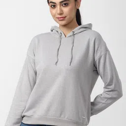Van Heusen Woman Solid Hooded Sweatshirt-picture-27