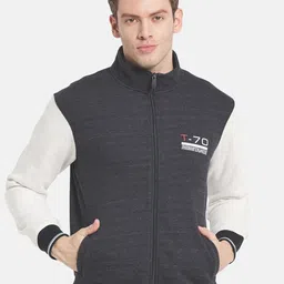 Octave Men Colourblocked Sweatshirt-image-12