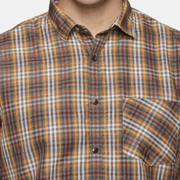 DON VINO Men Comfort Tartan Checks Opaque Checked Casual Shirt image 2