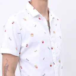 KETCH Conversational Slim Fit Cotton Casual Shirt image 2