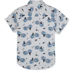 Gini and Jony Boys Conversational Printed Opaque Cotton Casual Shirt image 3