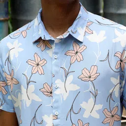 Campus Sutra Floral Printed Classic Regular Fit Casual Shirt image 4