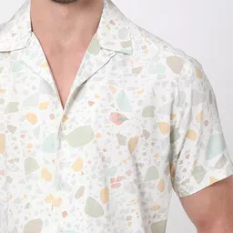 Mufti Abstract Printed Slim Fit Casual Shirt image 2