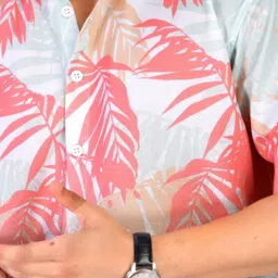 BROWN BROTHERS Relaxed Tropical Printed Casual Shirt image 2