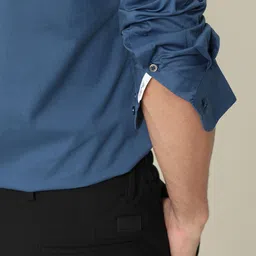 RARE RABBIT Men Benedict Comfort Slim Fit Cotton Shirt image 3