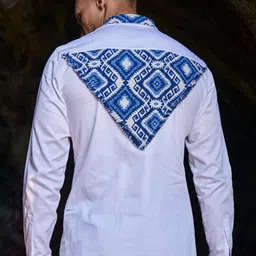 Dash and Dot Relaxed Organic Cotton Casual Shirt image 2