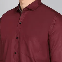 VTEXX Standard Fit Spread Collar Casual Shirt image 5