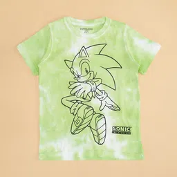 Pantaloons Junior Boys Printed Round Neck Short Sleeves Regular Fit T-shirt image 4