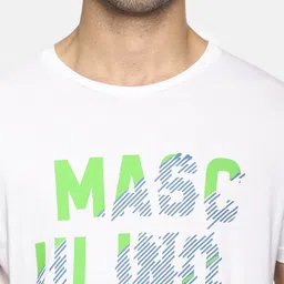 Masculino Latino Men Typography Printed Cotton T-shirt image 5