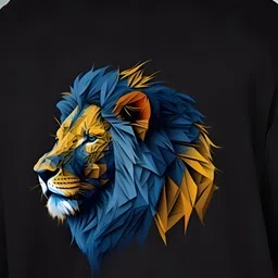 Elibolz Graphic Printed Round Neck Drop Shoulder Sleeves Oversized Cotton T-shirt image 4