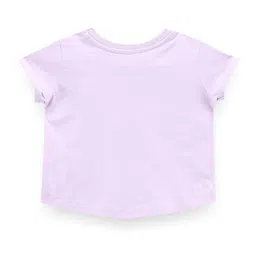 U.S. Polo Assn. Kids Girls Typography Printed Cotton T-shirt image 2