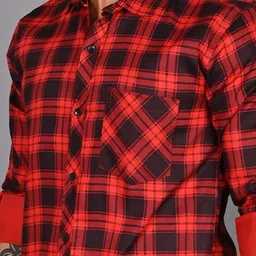 FUBAR Slim Fit Opaque Checked Casual Shirt image 2