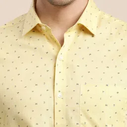 Turtle Men Conversational  Printed Spread Collar Formal Shirt image 5