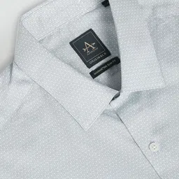 Arrow Manhattan Slim Fit Micro Ditsy Printed Cotton Formal Shirt image 2