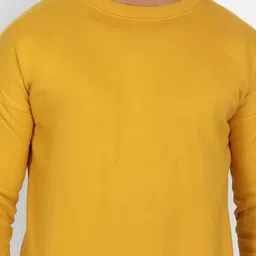 COLOR CAPITAL Round Neck Drop Shoulder Long Sleeves Fleece Pullover image 2