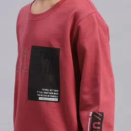 Monte Carlo Boys Typography Printed Pure Cotton Sweatshirt image 2