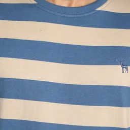 V-Mart Striped Round Neck Pullover Sweatshirt image 2