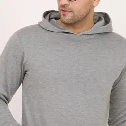 Leotude Long Sleeves Fleece Hood Pullover Sweatshirt image 5