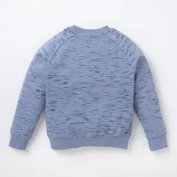 Ed-a-Mamma Boys Blue Printed Sweatshirt image 2