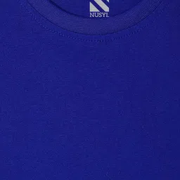 NUSYL Boys Blue Typography Printed T-shirt image 2