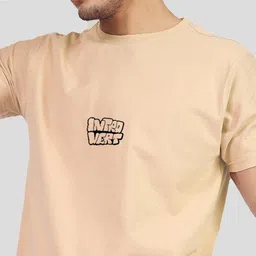 Greylongg Typography Printed Round Neck T-Shirt image 2