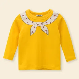 INCLUD Girls Graphic Printed Round Neck T-shirt image 2