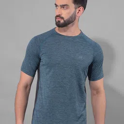 Force NXT Men Pack Of 3 Anti Odour Solid Round Neck Training or Gym T-shirt image 2
