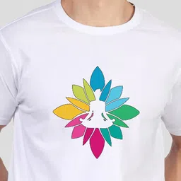 Greylongg Graphic Printed Round Neck Casual T-shirt image 3