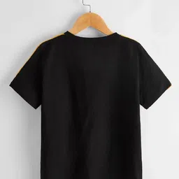 BAESD Boys Typography Printed Round Neck Cotton T-shirt image 3